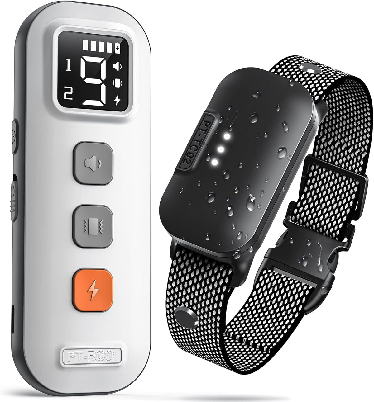 Waterproof Dog Training Collar with Remote, Pack of 2 G694609