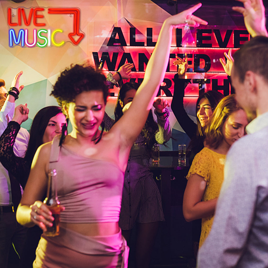 LED Neon Light Signs for Bedroom Music Studio T940835