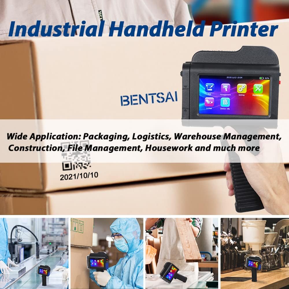 Handheld Inkjet Printer with Solvent Quick Dry Ink N962740