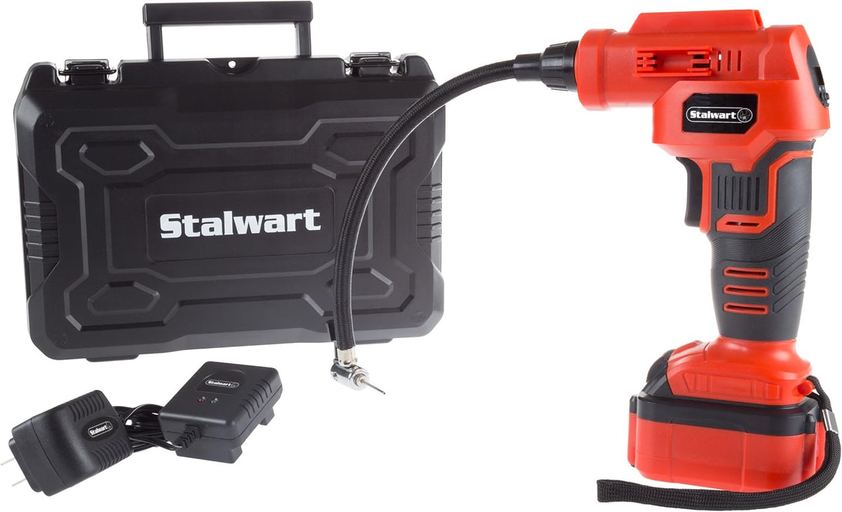 Cordless Tire Inflator with 20V Lithium Battery, Carrying Case Included, Pack of 2 K3363