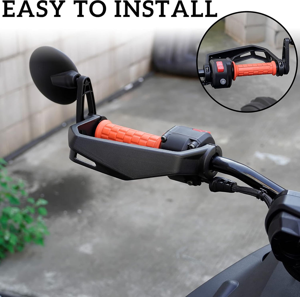 Black Aluminum Hand Guards Protector Kit (2PCS) B574
