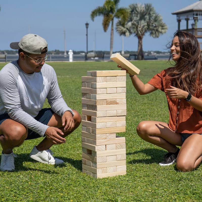 Giant Wooden Tumble Tower Game D67630