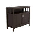 Brown Sideboard Buffet Server Cabinet Q154
