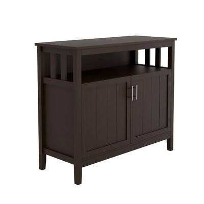 Brown Sideboard Buffet Server Cabinet Q154