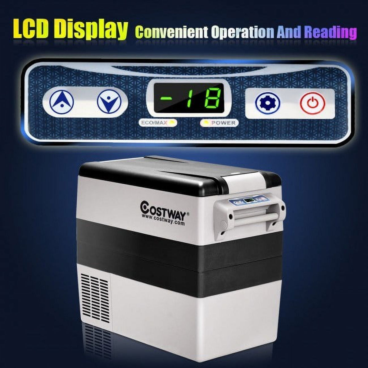 52 Liters Portable Car Cooler Refrigerator N6932