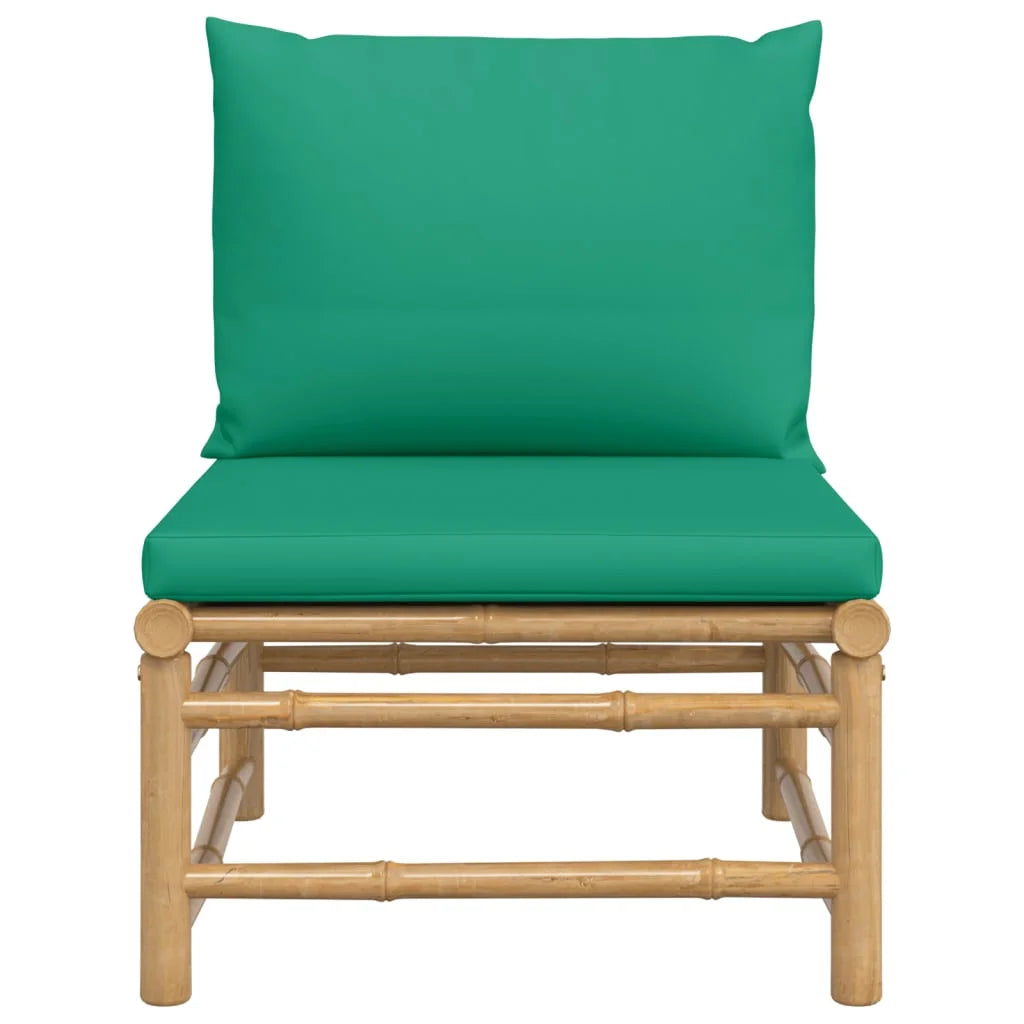 Green Cushions Bamboo Patio Sofa S396981