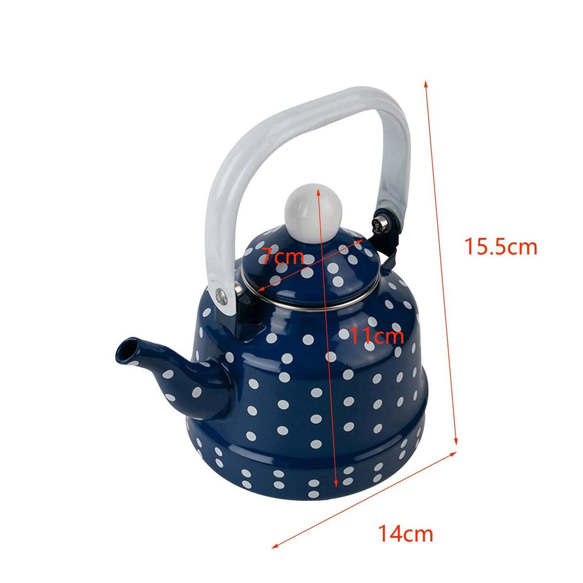 Blue Enamel Heating Water Kettle U6969