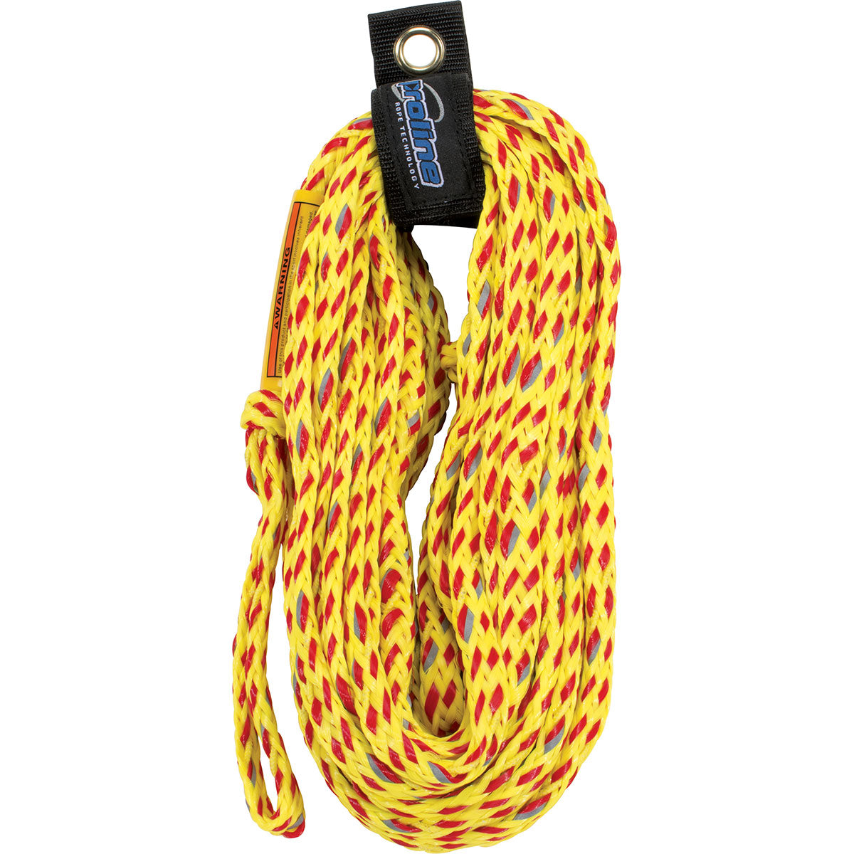 Red/Volt Braided Floating 4-Rider Tube Rope S25164