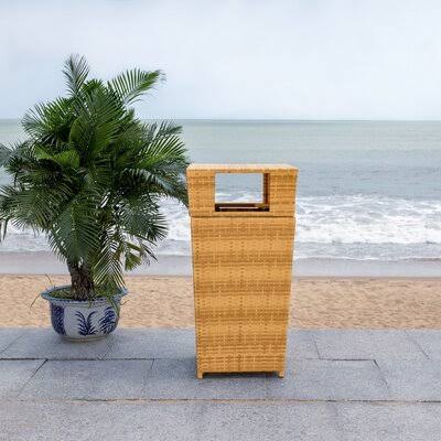Natural 25 Gallon Trash Can H7402