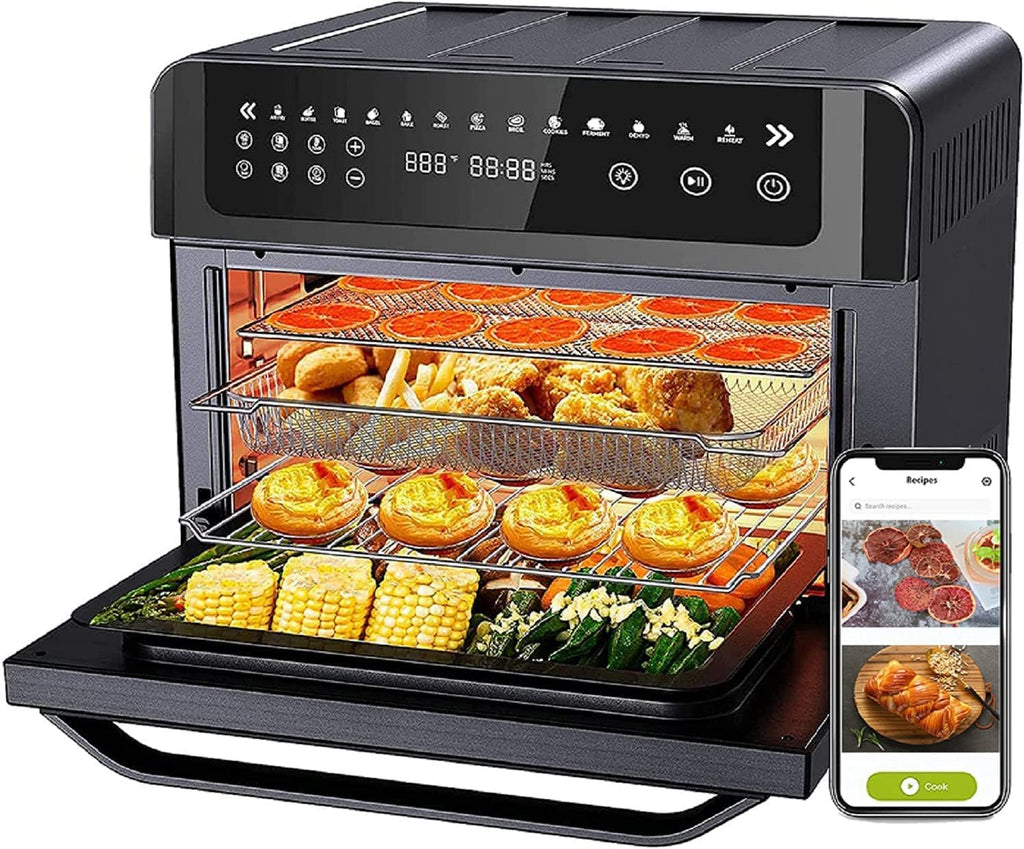 Air Fryer Toaster Oven Combo with Rotisserie and Dehydrator H395754
