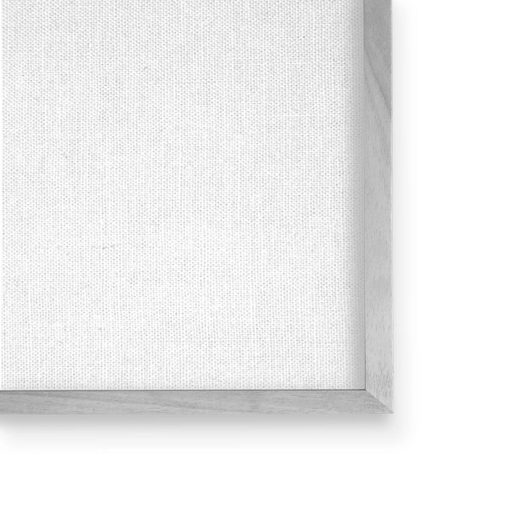 Gray Framed Art Print Wall Art W7914