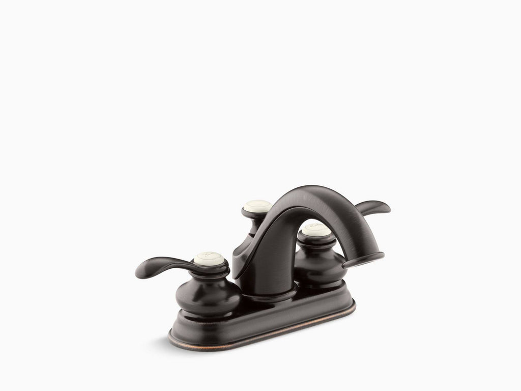 Oil-Rubbed Bronze Centerset Bathroom Faucet R835924