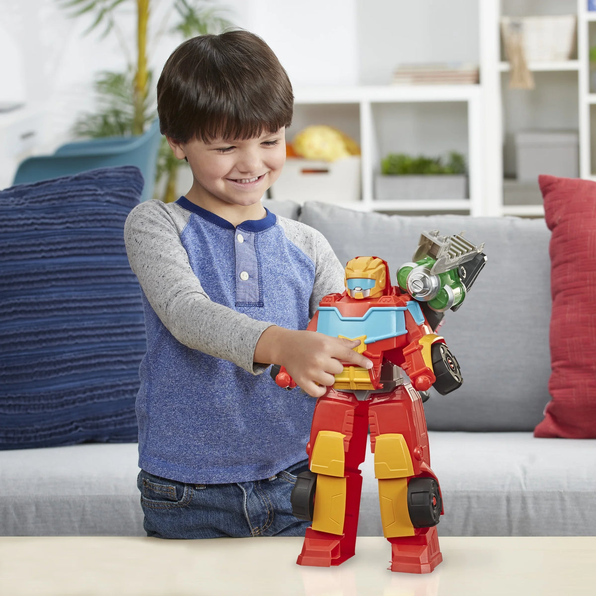 15” Transformers Rescue Bots Academy Hot Shot Kids Toy Action Figure P1902