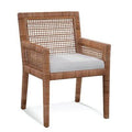Havana/Blue Textured Solid Dining Chair Z8985