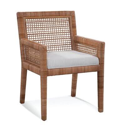 Havana/Blue Textured Solid Dining Chair Z8985