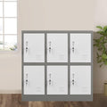 6 Doors Metal Locker Cabinet with Lock Z427747