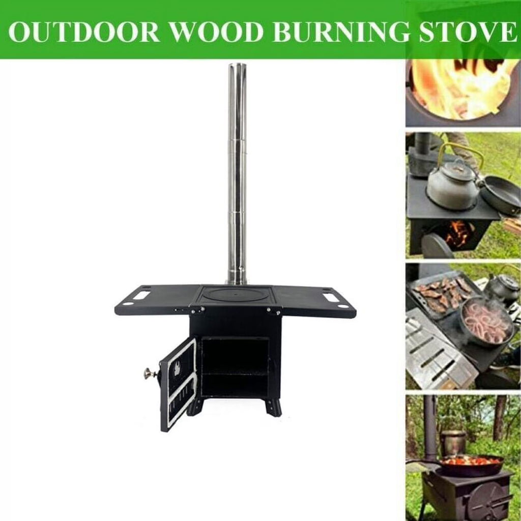 Portable Wood Burning Stove for Tent Cooking Z756713