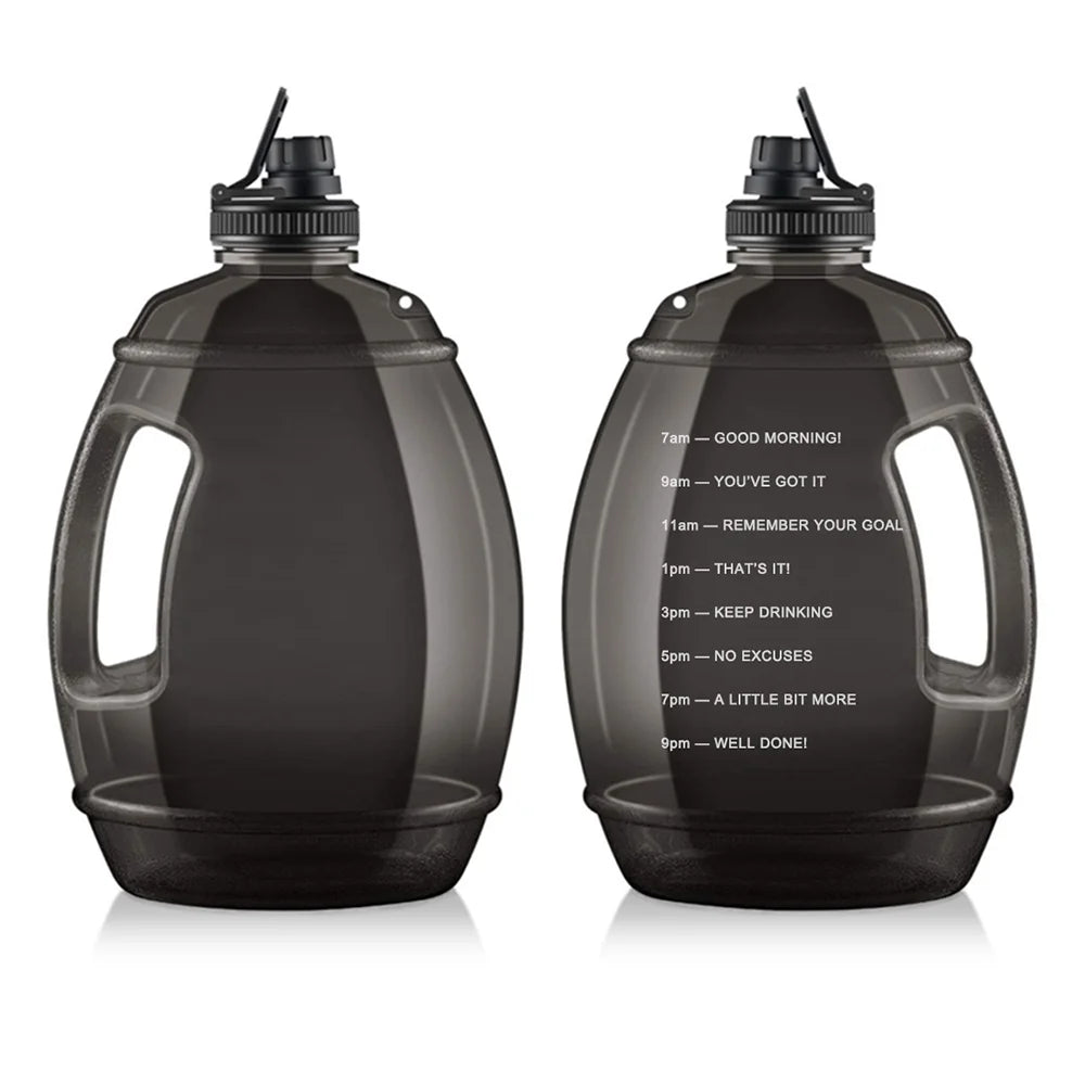 3.78L BPA Free Leakproof Sports Water Bottle with Time Marker A791