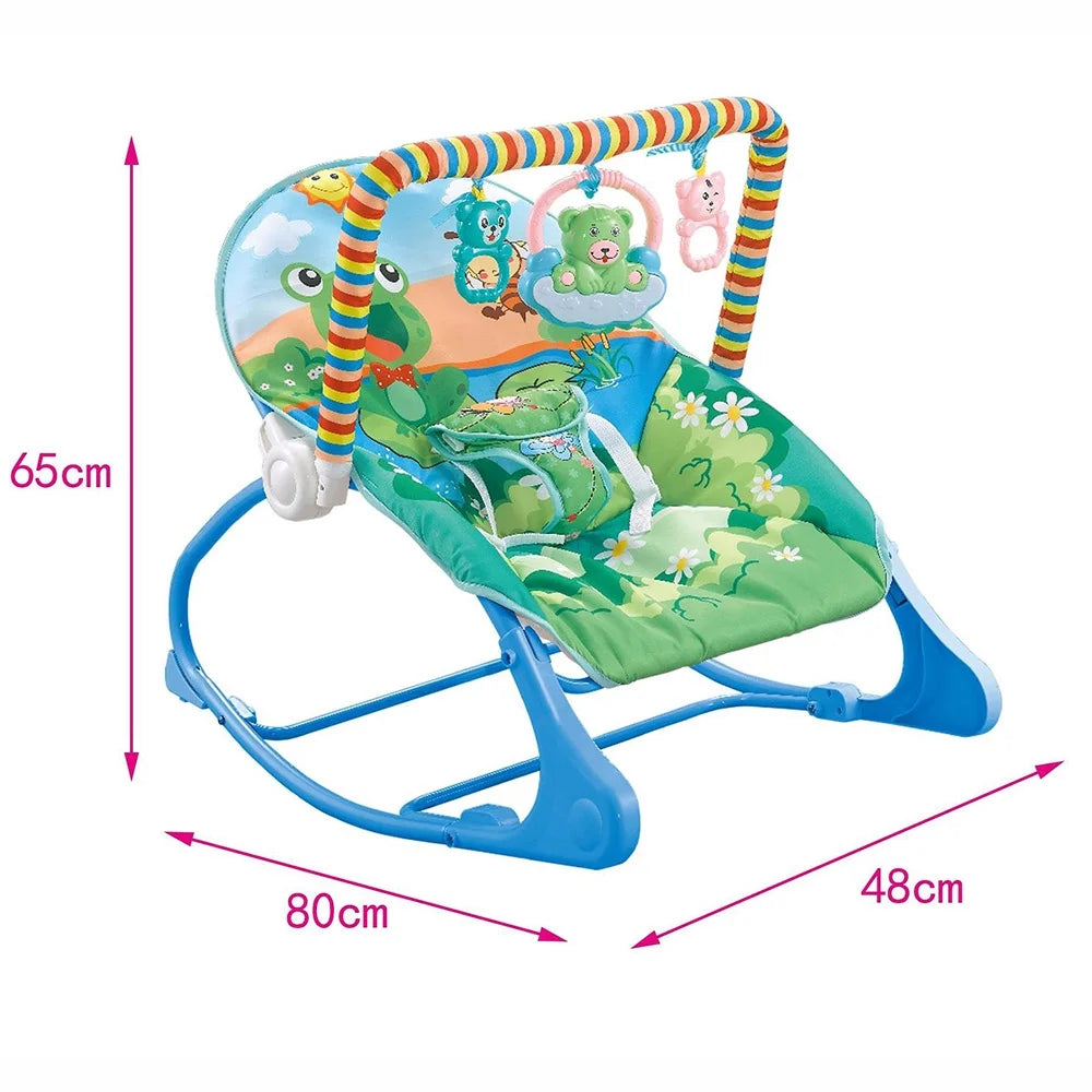 Portable Bouncer Infant Seat Rocking Chair with Hanging Bed Net Z394