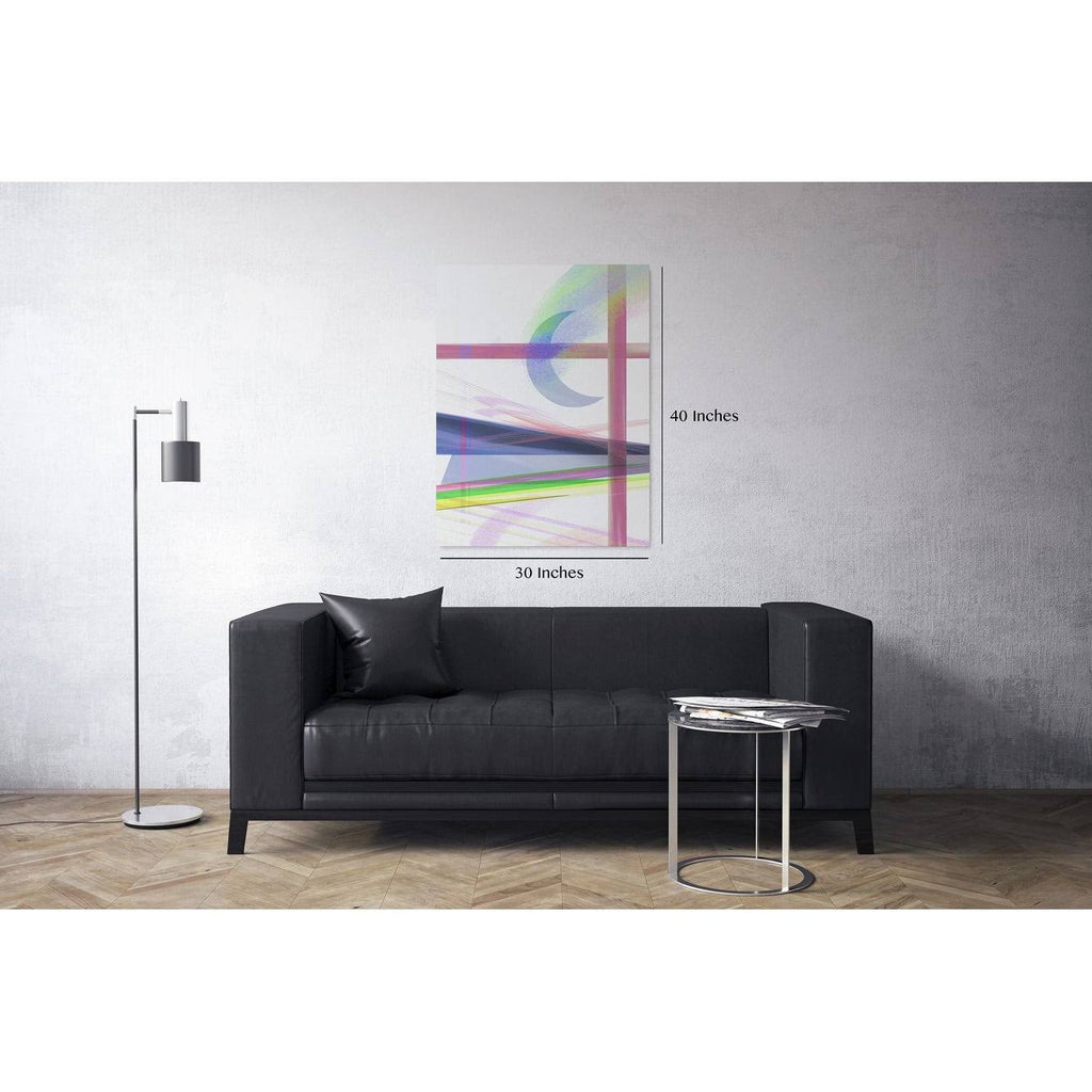 Multi-Color Stretched Canvas N3641