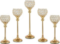 Sliver Crystal Candle Holder, 5Pcs Z666962