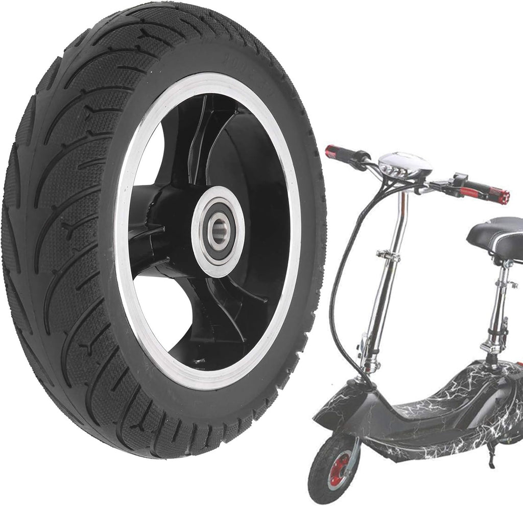 8in Front Solid Non-Pneumatic Tire with Hub, Pack of 2 T2769