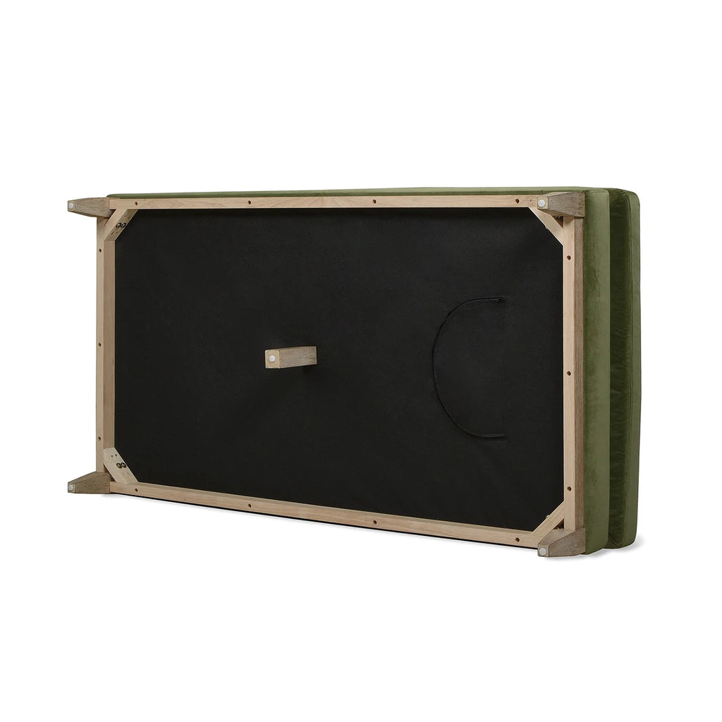 Olive Green Performance Velvet Chaise Lounge Chair J27415