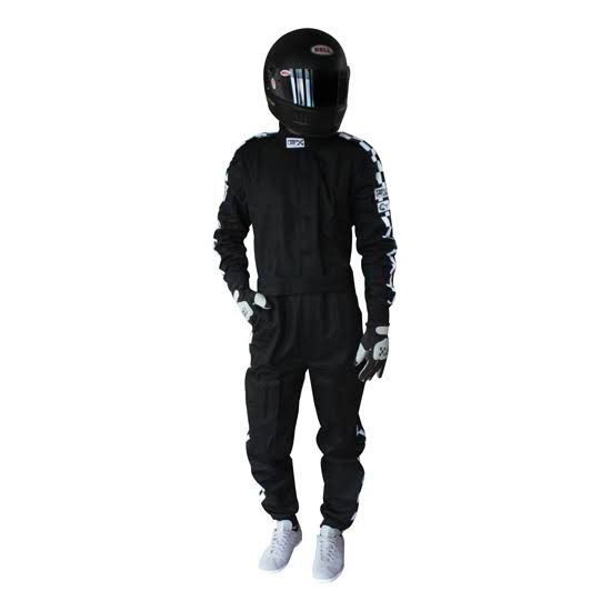 Black XL 1-Piece Racing Suit L9997