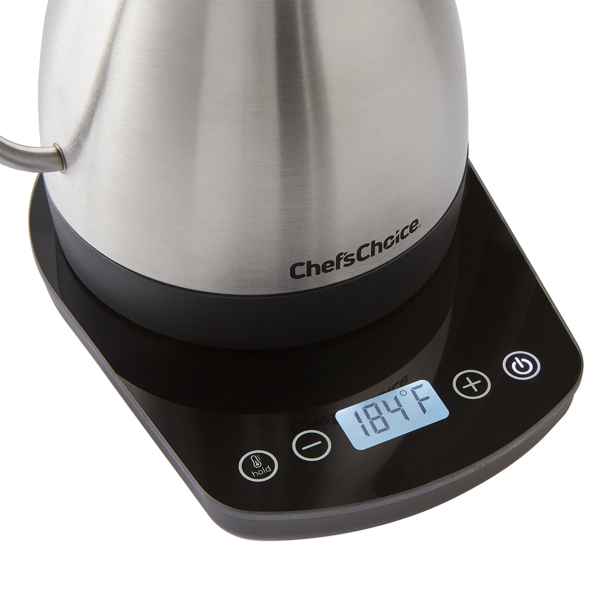 Digital Electric Gooseneck Kettle Brushed Stainless Steel L662424