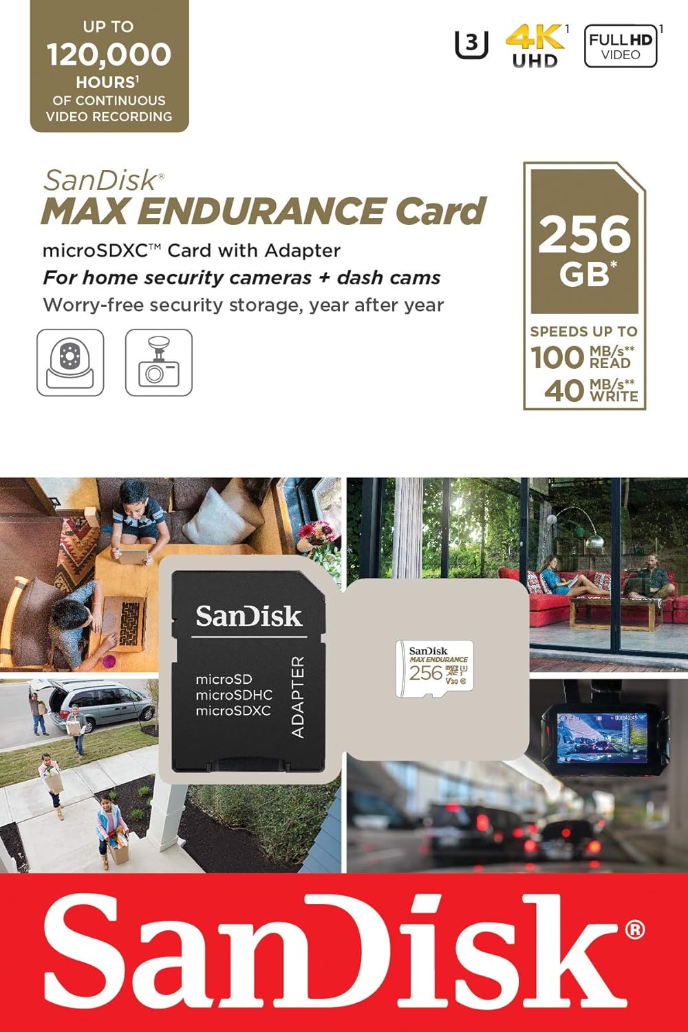 256GB microSDXC Card with Adapter F62424