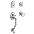 Full Dummy Sectional Handleset Classic Knob Satin Chrome A210848
