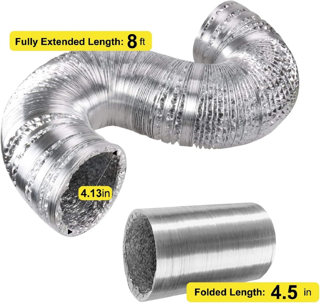 6 Inch 294 CFM Inline Fan with Variable Speed Controller Carbon Filter 25 Feet Ducting Combo X4781