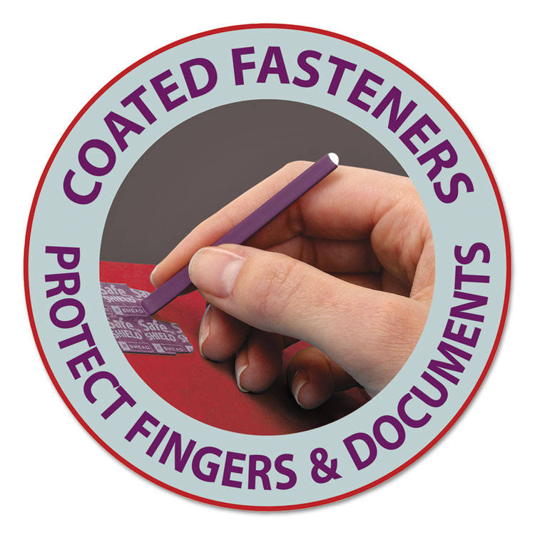 Bright Red Letter Size Classification Folders with Fasteners, 10/Box X8707