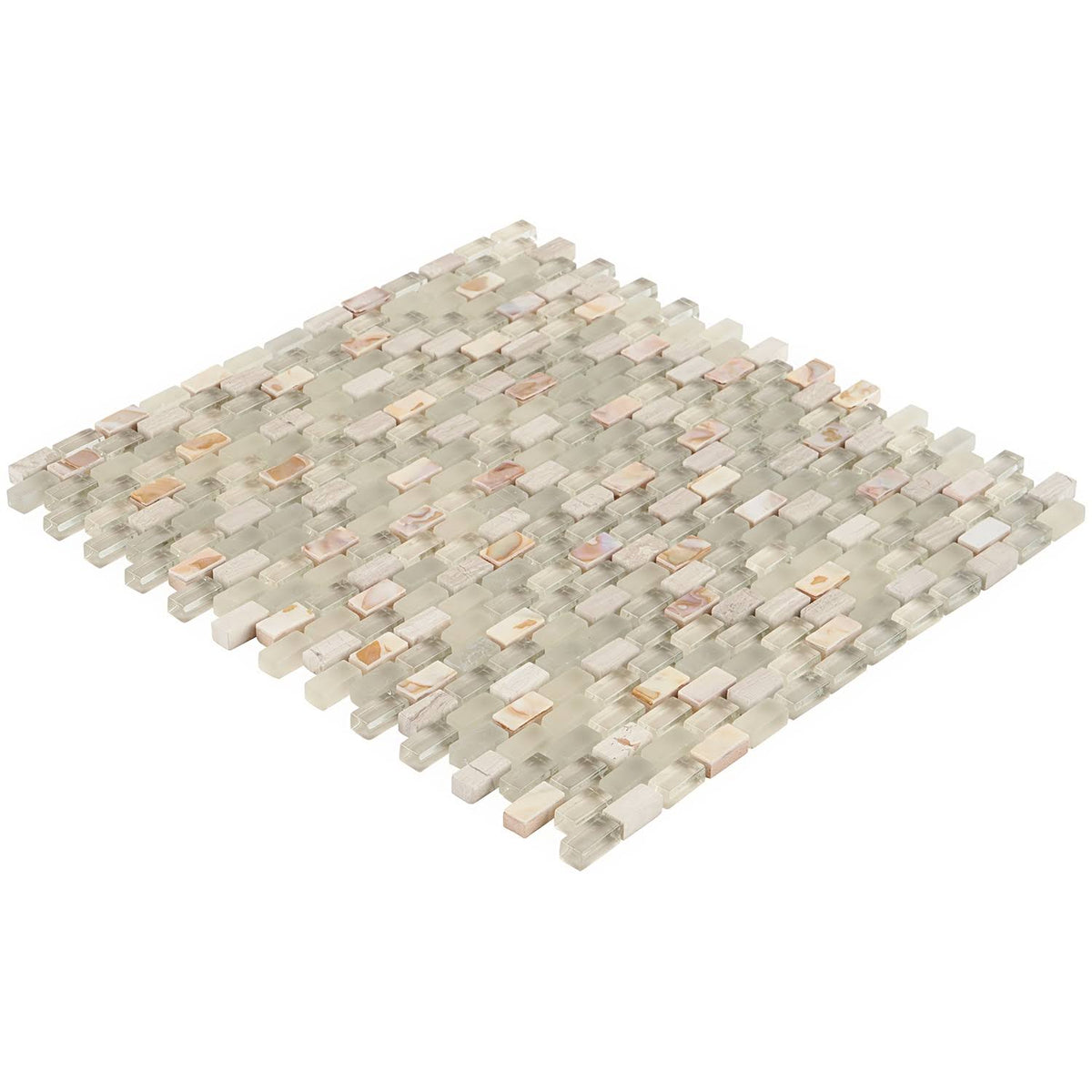 Paragon Calico Mini Brick Pattern Tile Sample O569380