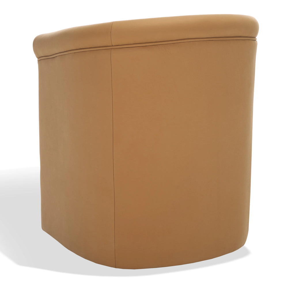 Brown Genuine Leather Dining Chair Z567