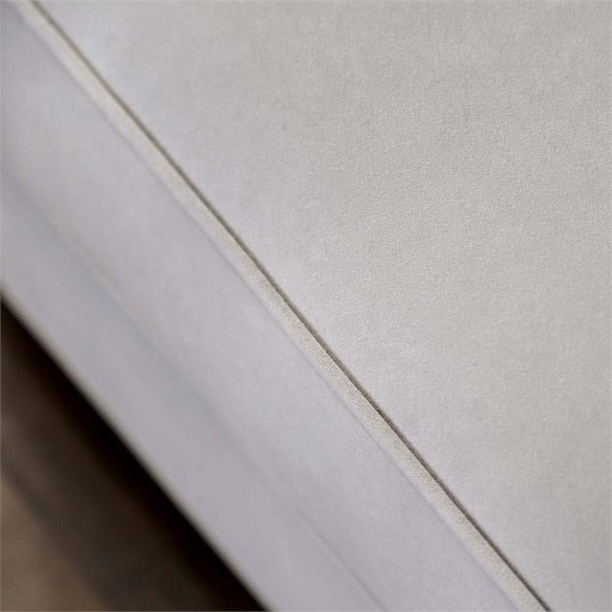 Light Gray Fabric Nailhead Sofa F552