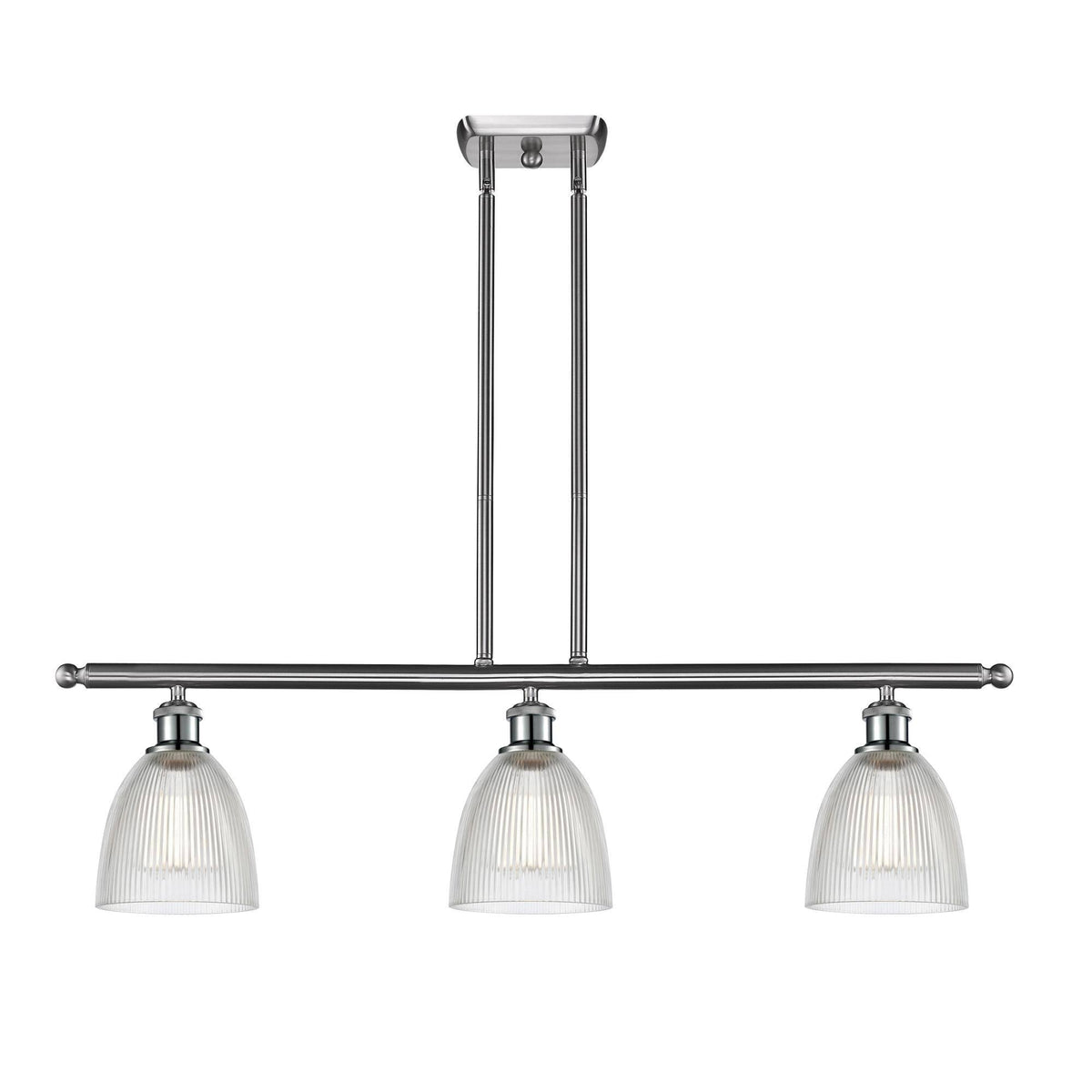 Brushed Satin Nickel 3 Light Island Light L108