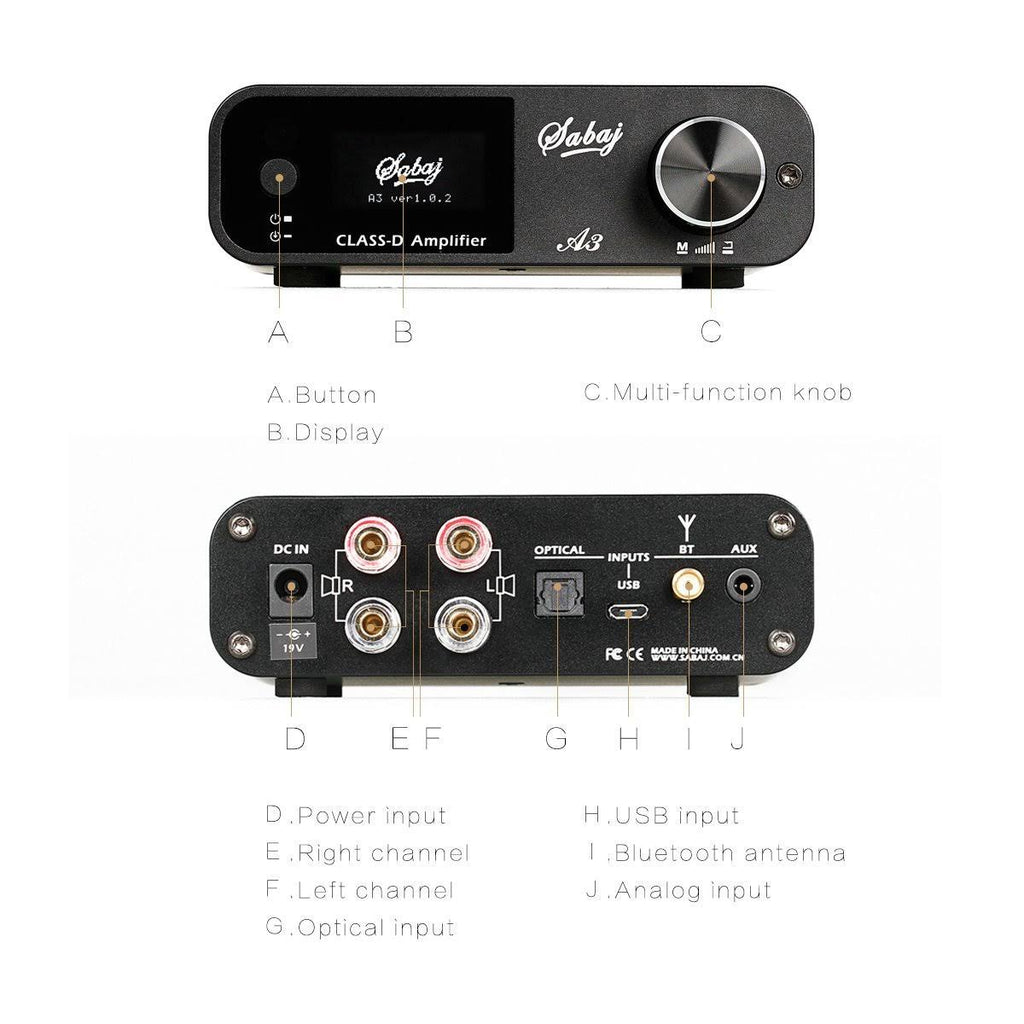 80Wx2 Digital Power Amplifier Black I17791