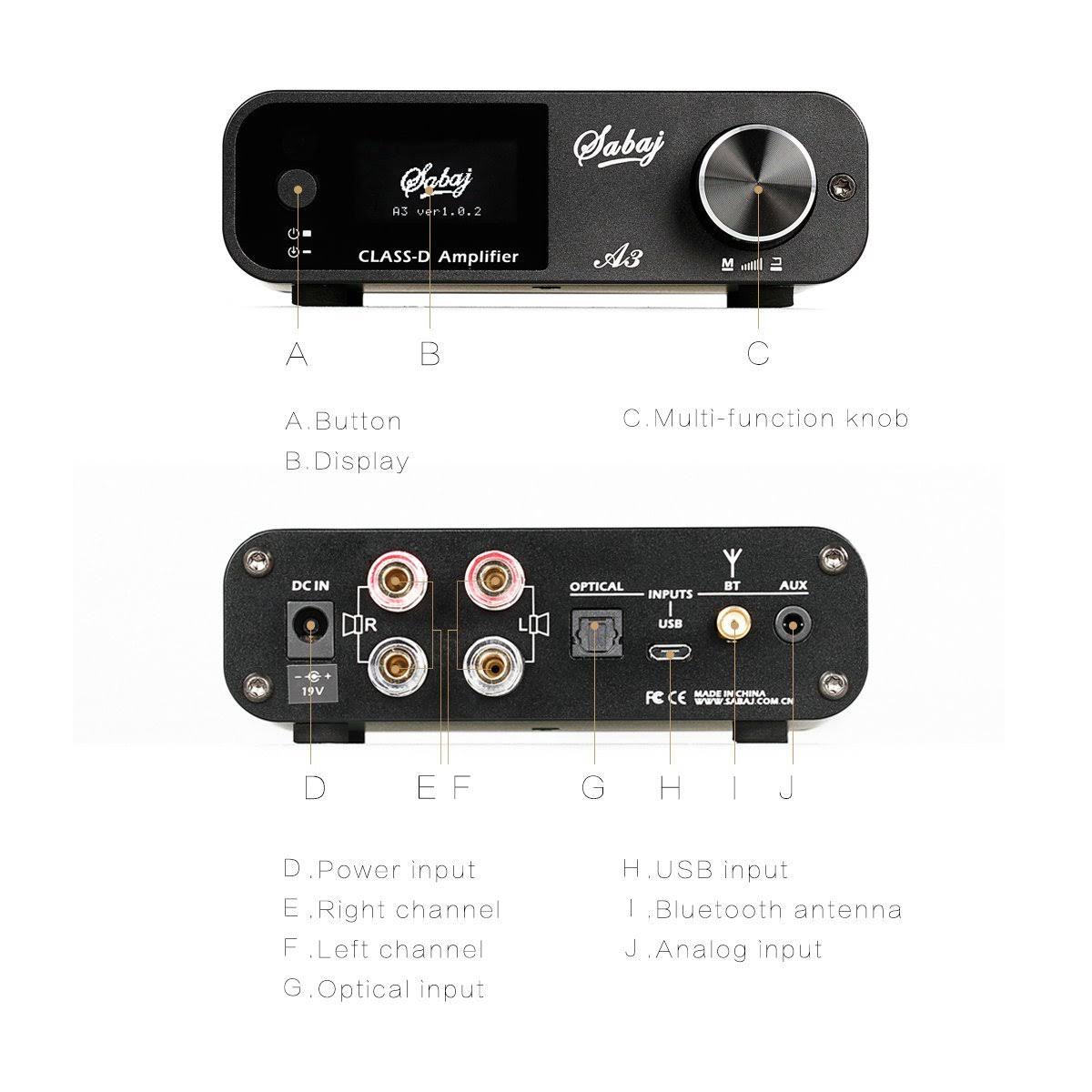 80Wx2 Digital Power Amplifier Black I17791