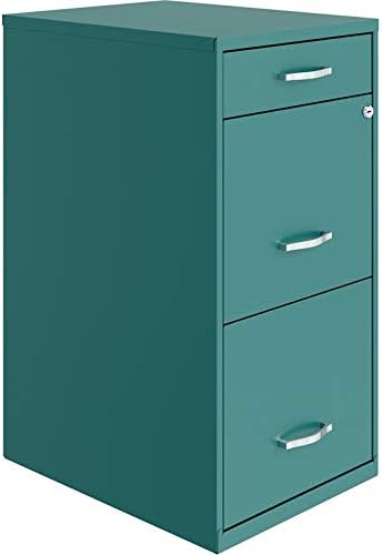 Black 3 Drawer Metal File Cabinet V9939