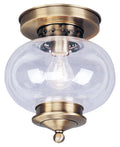 Antique Brass 1 Light Ceiling Mount A630393