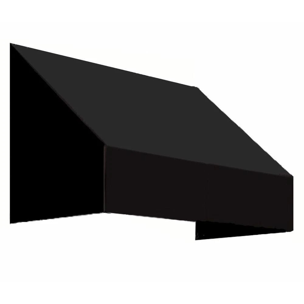Black Window Entry Awning 24 in. H x 42 in. D V61107