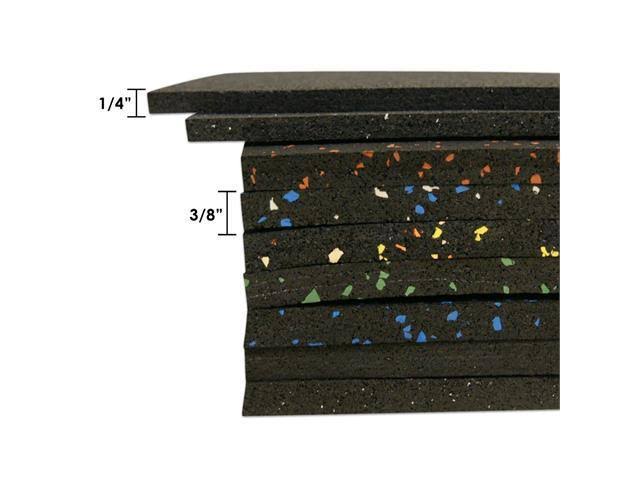 Black Rubber Flooring Mat B8656