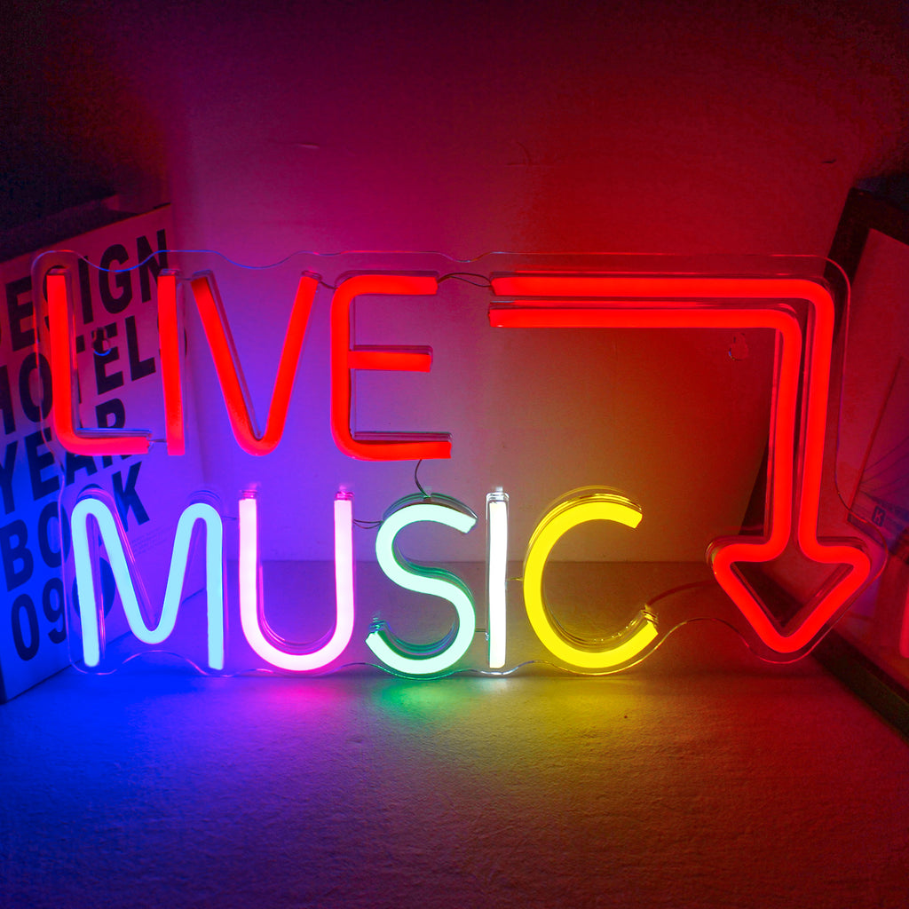 LED Neon Light Signs for Bedroom Music Studio T940835