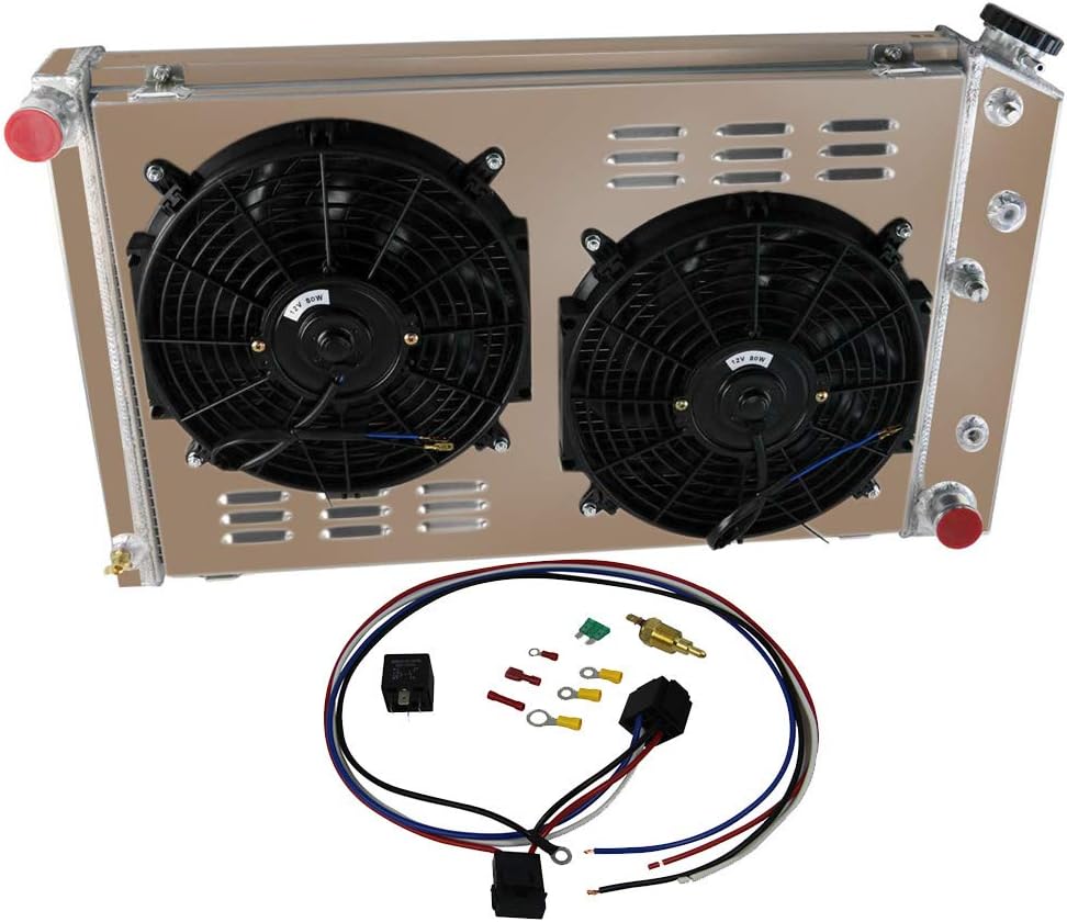Aluminum 3 Row Radiator with Shroud Fan and Relay S806062