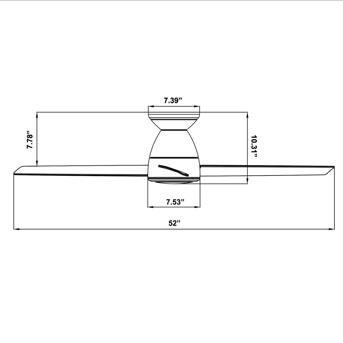 Flush Mount Fan I34269