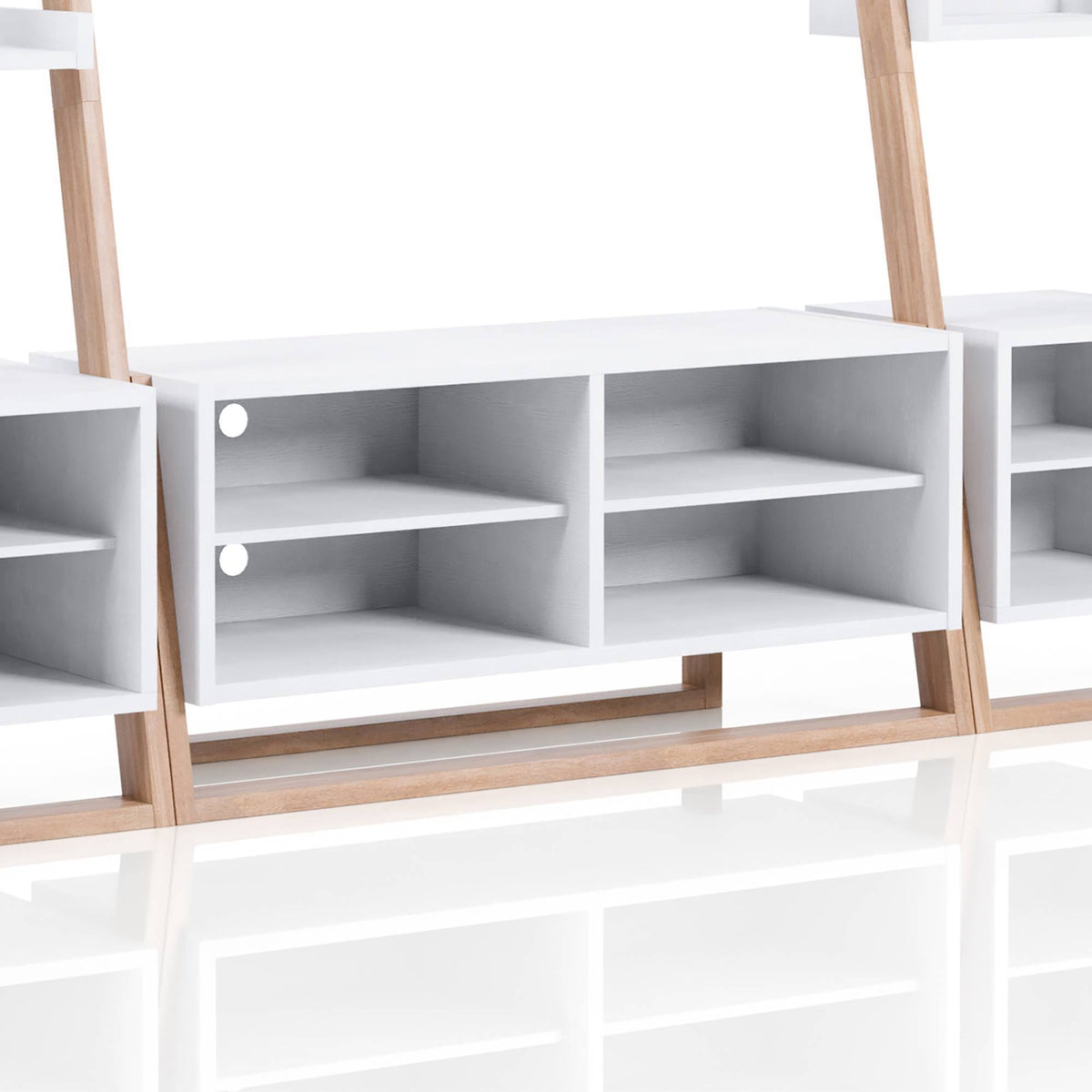 3PC Beige Entertainment Center U2957