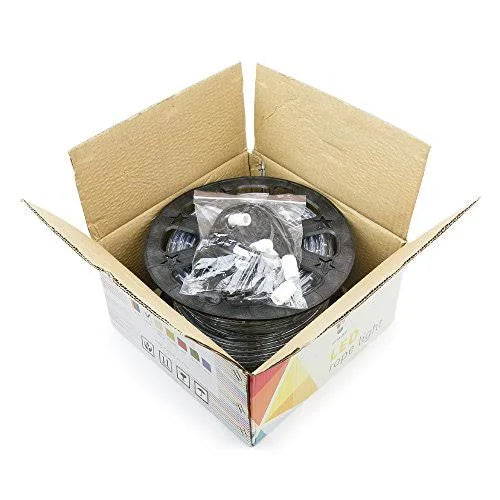 150 Red LED Rope Lights with Power Cable M172