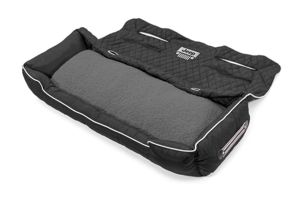 Black Car Pet Bed and Seat Cover E416