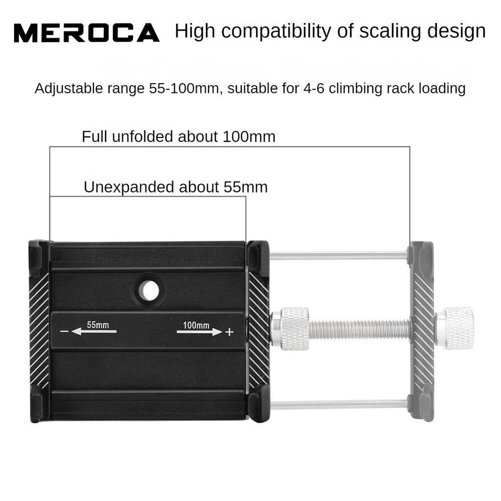 Black Metal Mobile Phone Holder for Motorcycle Scooter S146640